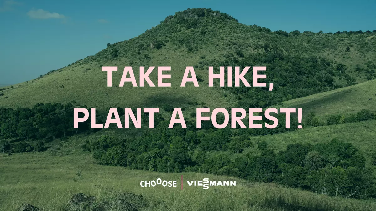 Viessmann and CHOOOSE will plant trees for your athletic accomplishments