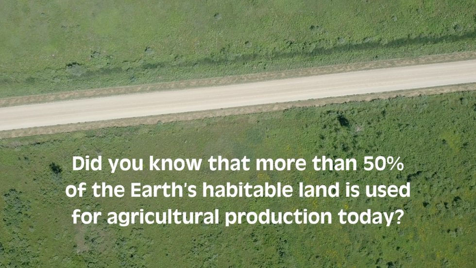 Did you know that more than 50% of the Earth’s habitable land is used for agricultural production today?