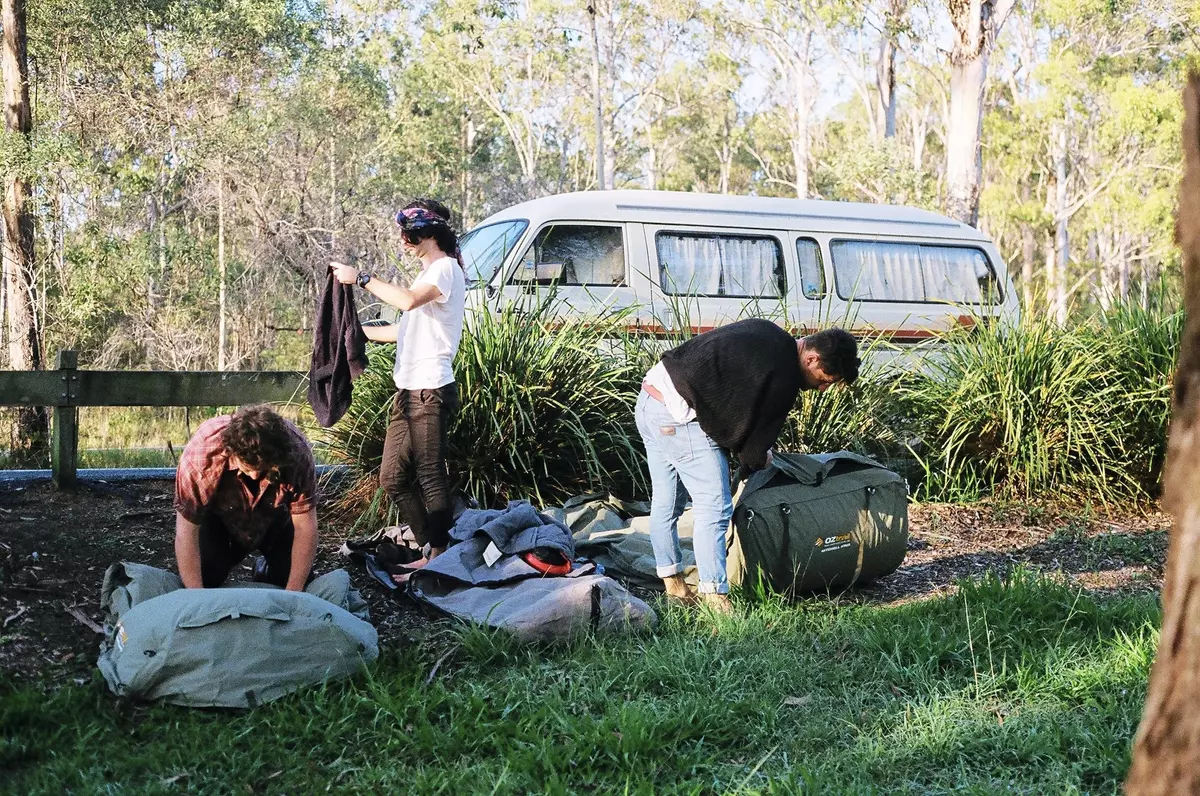 People on a road trip