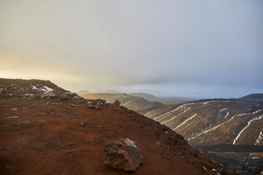 Frische Lava bei Fagradalsfjall