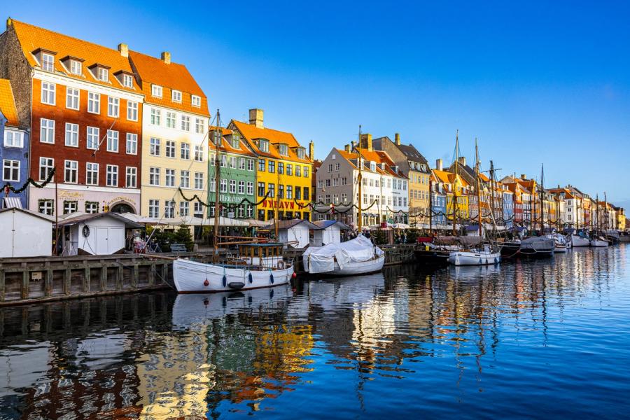 Bunte Häuser am Nyhavn
