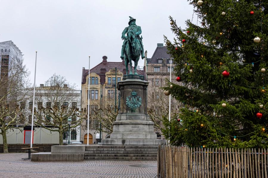 Weihnachtsbaum am Stortorget
