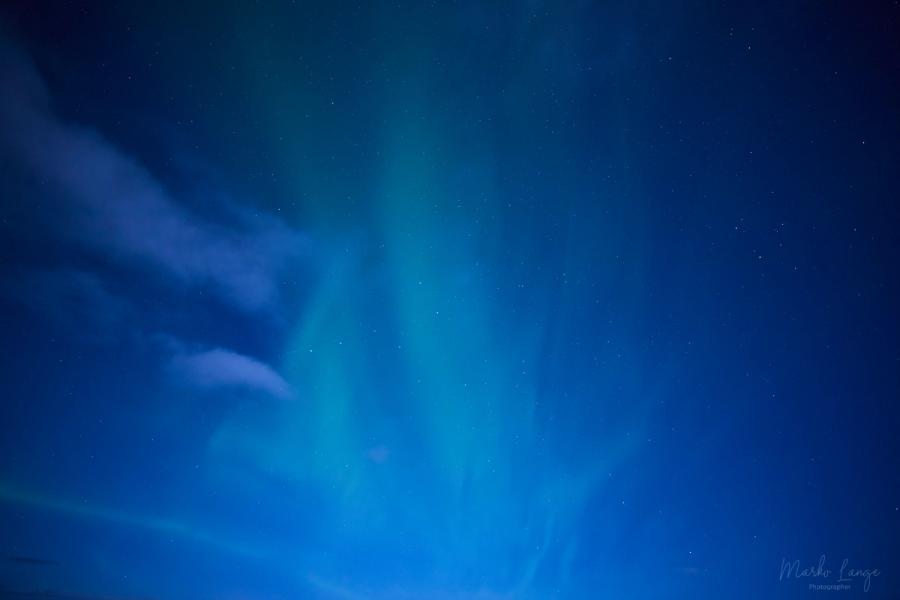 Aurora über der Halbinsel