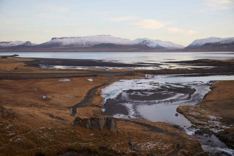 Schneebedecktes Snæfellsnes