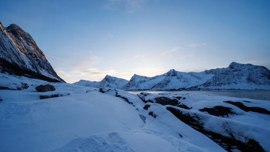 Wintersonne über Tungeneset