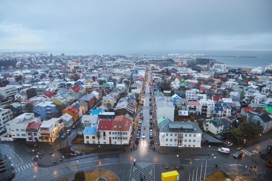 Reykjavík von der Hallgrímskirkja