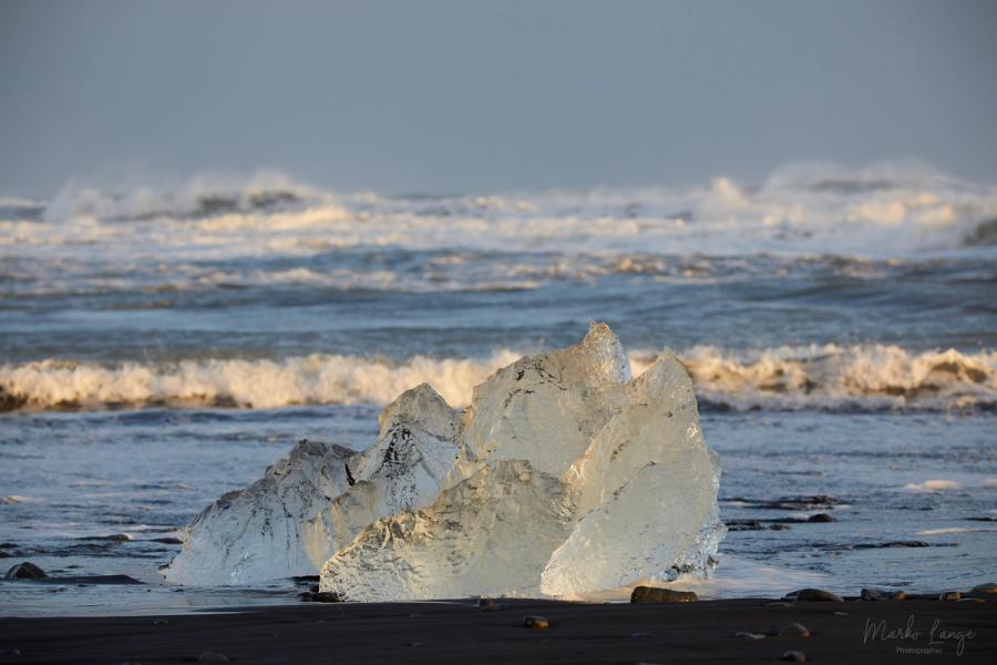 Jökulsárlón im Winterlicht