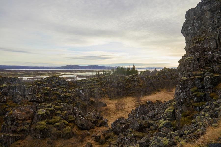 Almannagjá im Þingvellir