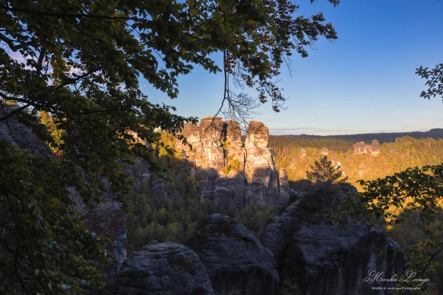 Felsturm im Abendlicht