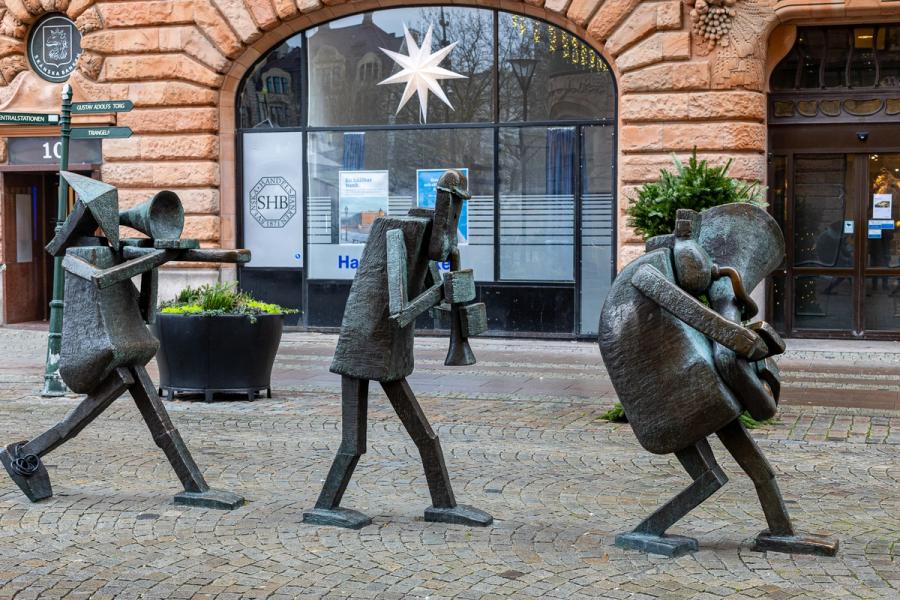 Blechbläser aus Bronze