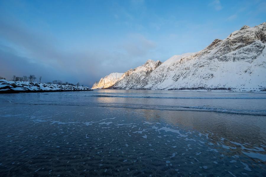 Eisrand am Ersfjord