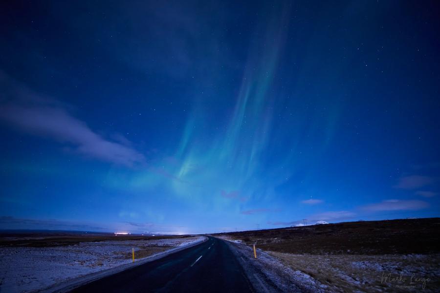 Polarlicht am Winterhimmel