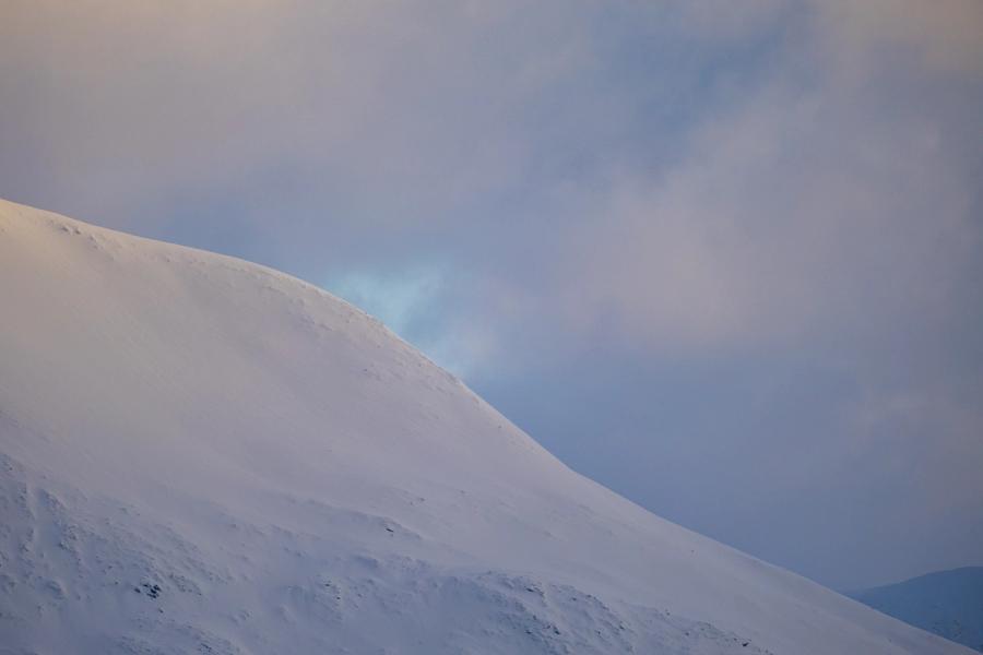 Weiche Schneekuppe