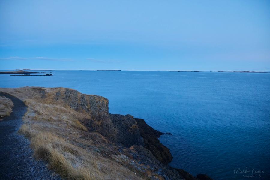 Wintermorgen in Stykkishólmur