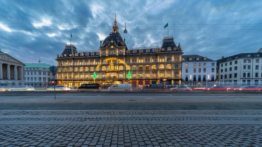 Blaue Stunde am Kongens Nytorv