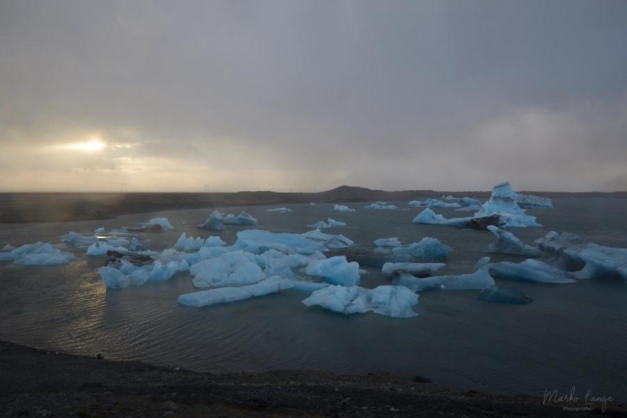Die Gletscherlagune Jökulsárlón