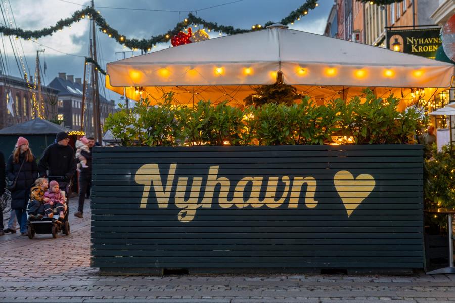Nyhavn zur Weihnachtszeit