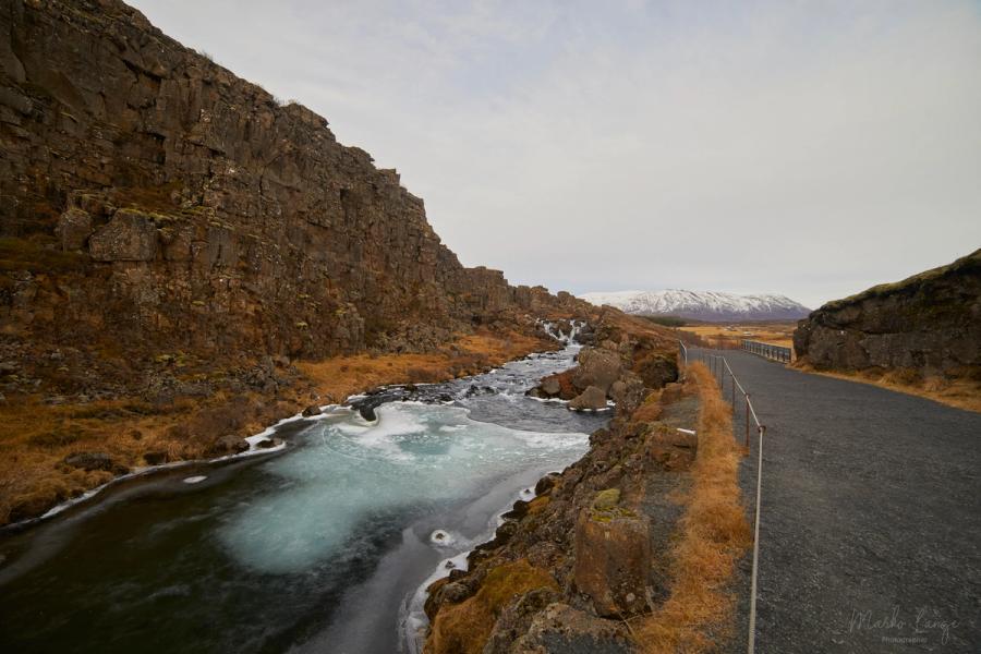 Basaltklippen in Þingvellir
