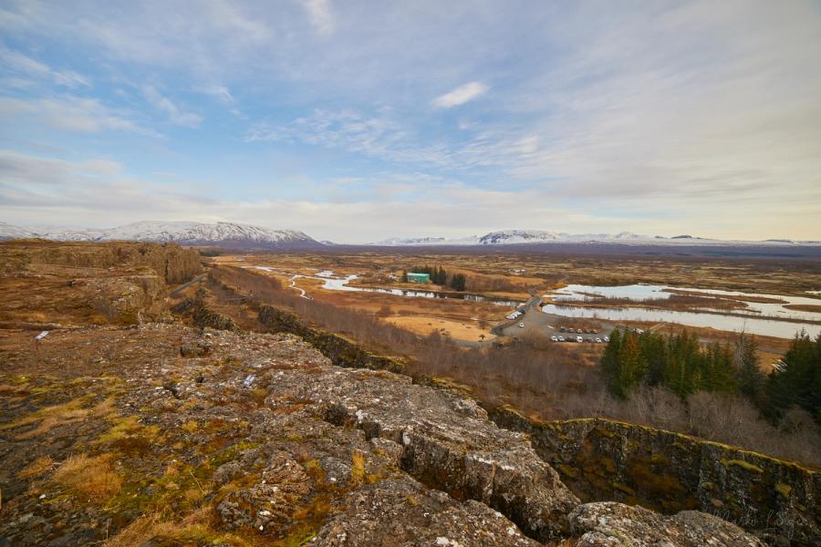 Basaltklippen in Þingvellir