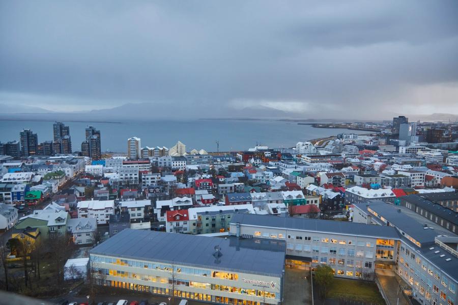 Reykjavík zur Bucht hin