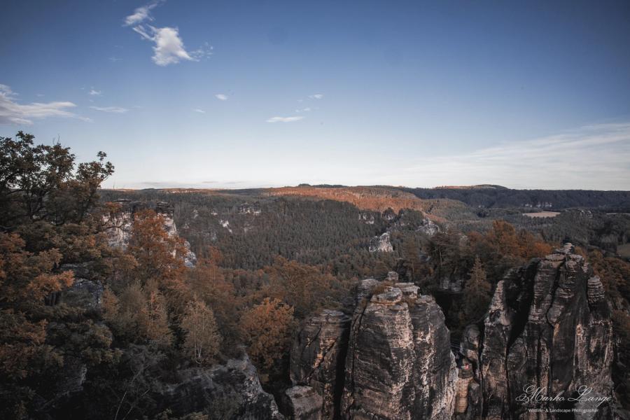 Weite über den Basteifelsen