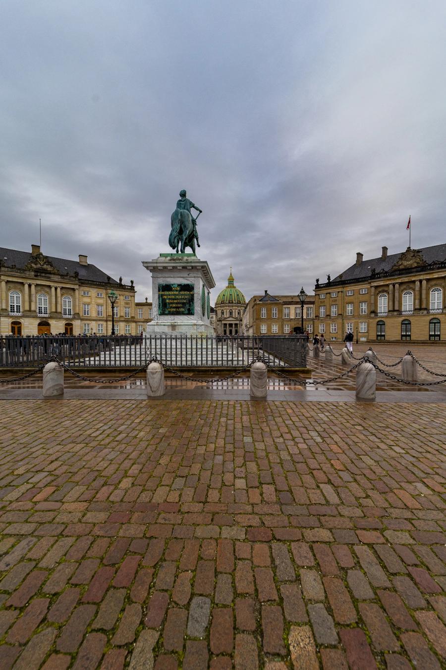 Amalienborg im Regen