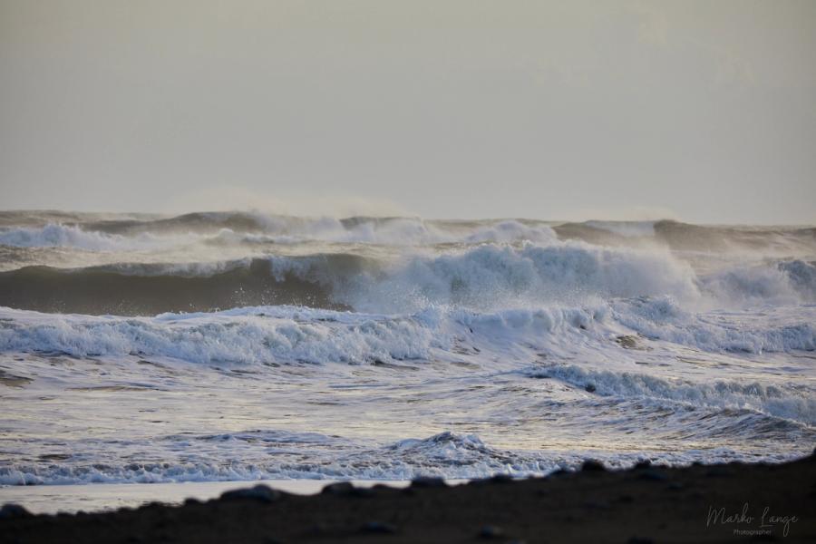 Wellen am Diamantstrand