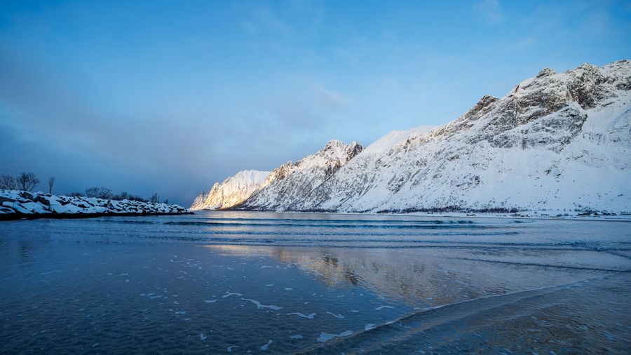Spiegelung im Eiswasser