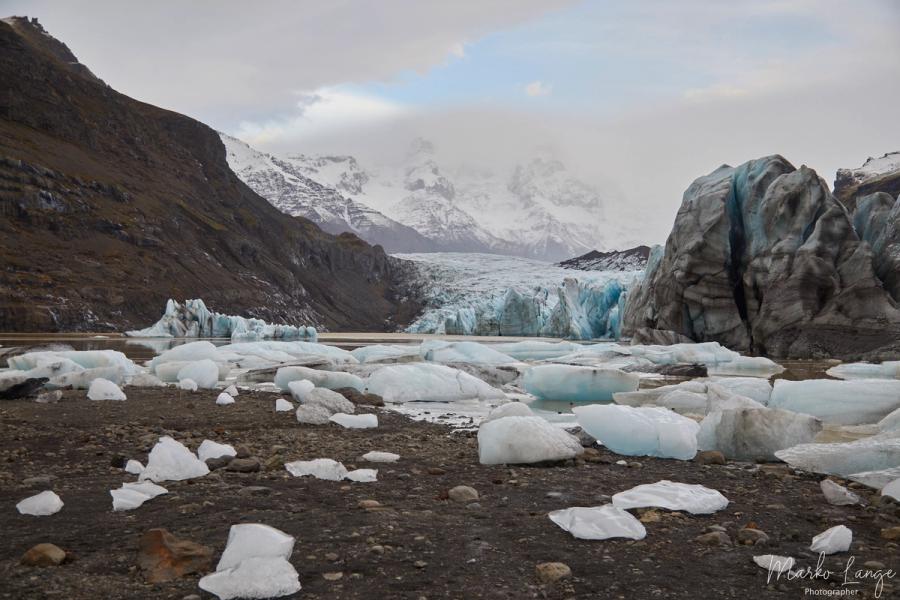 Eisberge in der Gletscherlagune