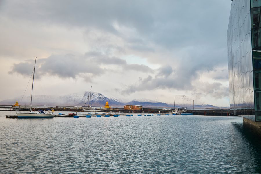 Yachthafen an der Harpa
