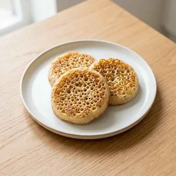 Crumpets (plain, low sodium)