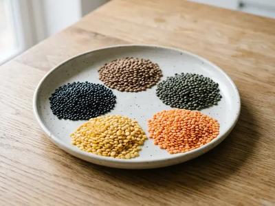 Lentils (Brown, Green, Red, Yellow, Black)