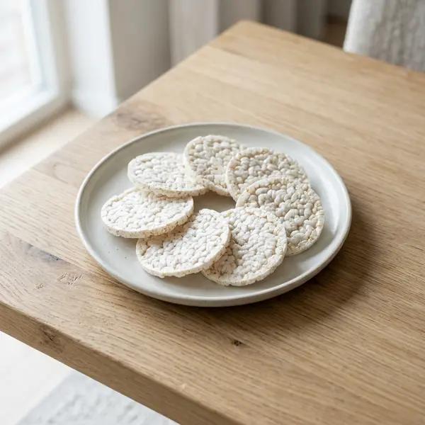 Rice cakes (unsalted, thin)