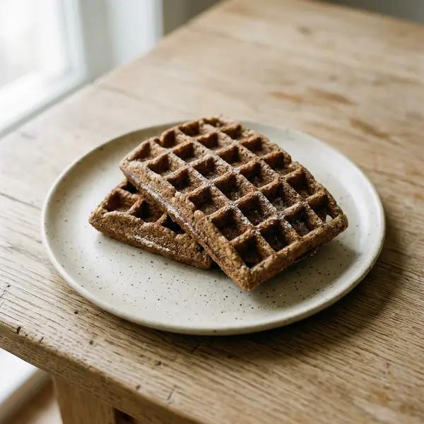 Waffles (whole grain, low sugar)