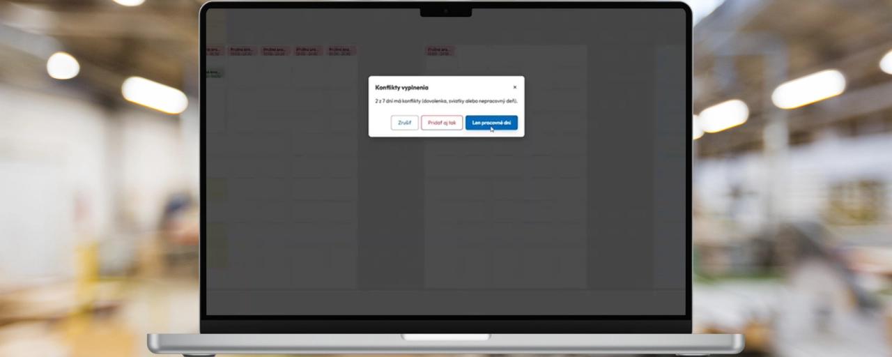 The system alerts you to errors