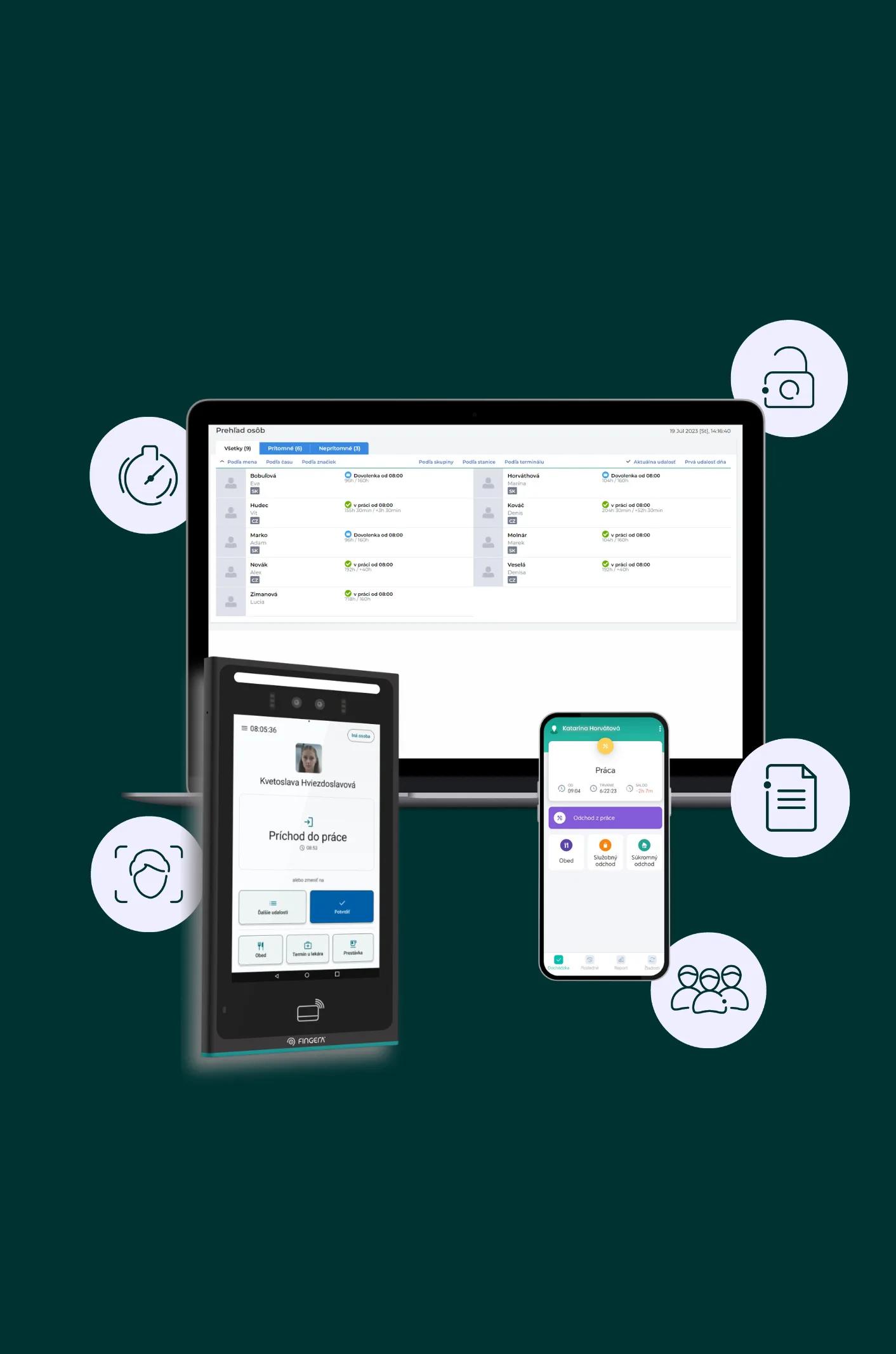 Attendance system for schools and dormitories