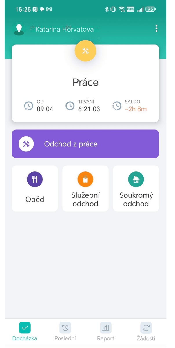 Docházka online