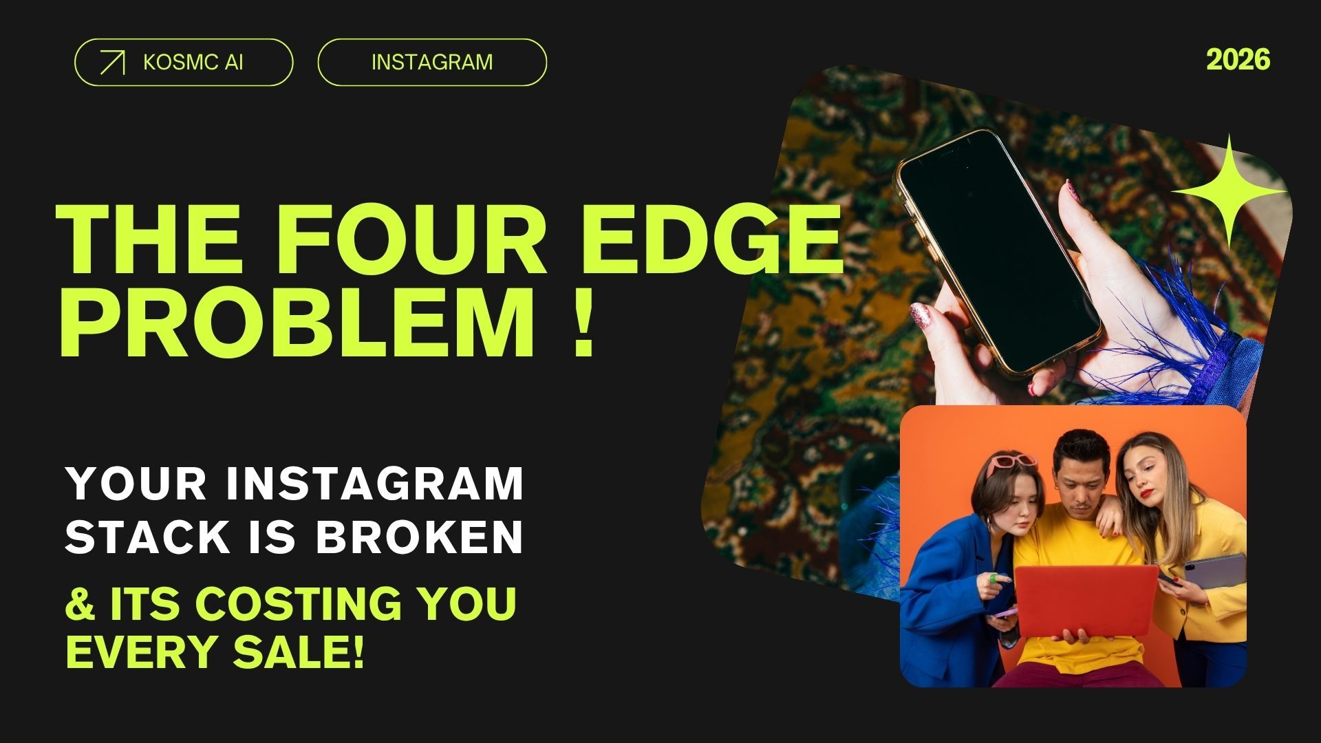 The Four-Edge Problem: Why Indian D2C's Instagram Stack Needs One Operating System, Not Four Tools