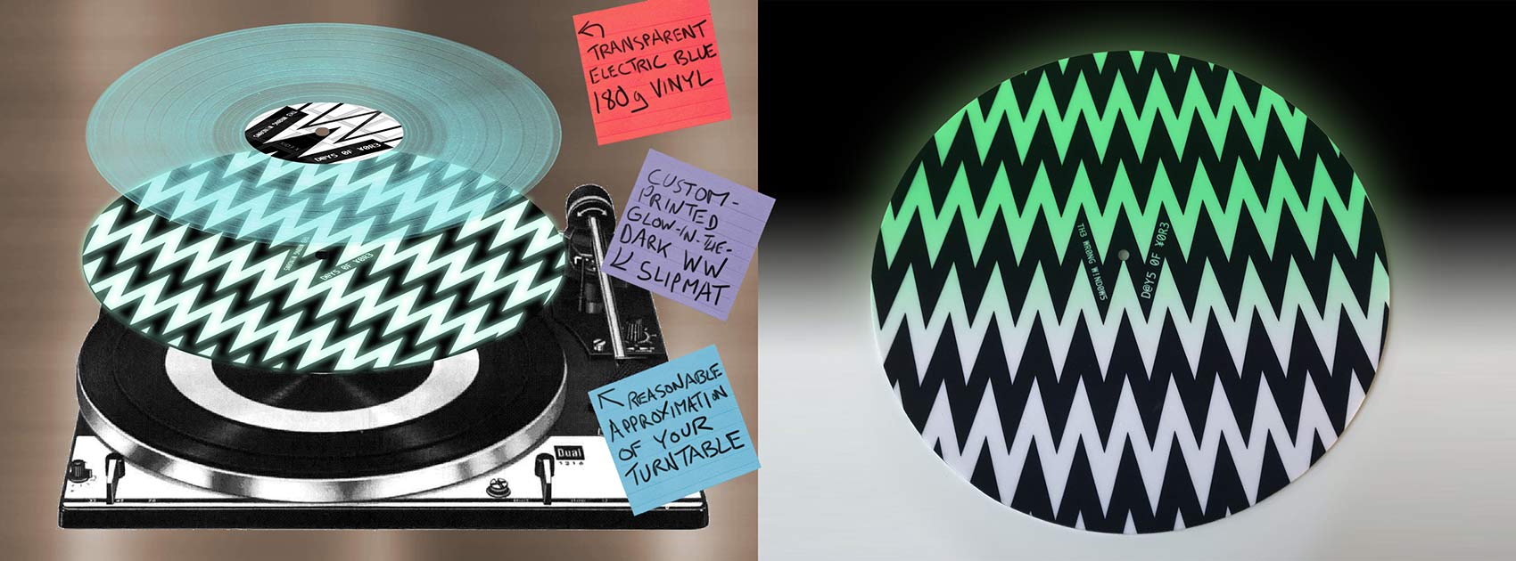 Days of Yore Vinyl Slipmat