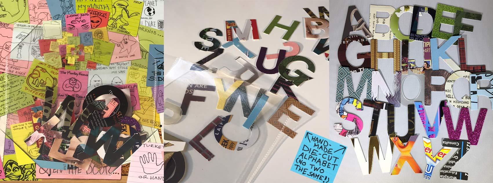 Days of Yore Vinyl Alphabet