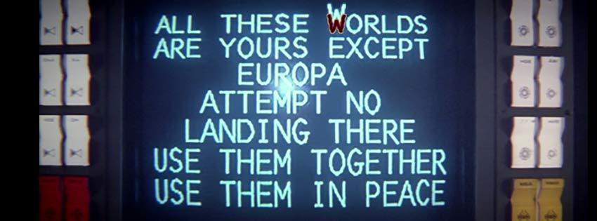 All These WWorlds Are Yours (Except Europa)