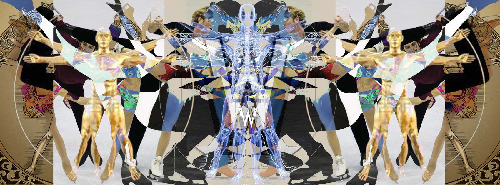 Vitruvian Figure Skaters