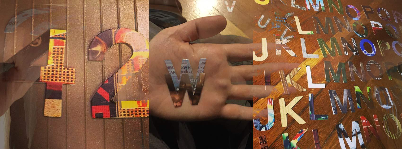 Makin Alphabets (1st Die-Cut Letters Test)