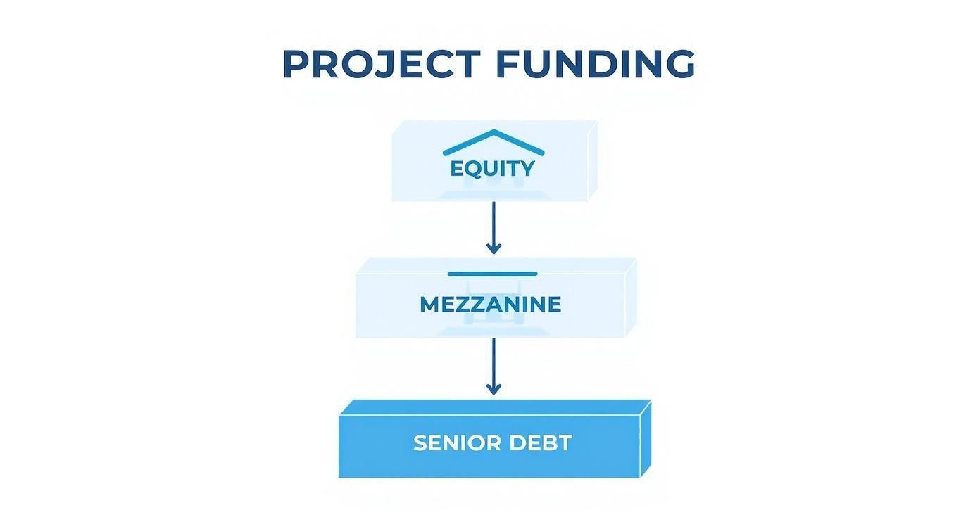 Infographic about define mezzanine loan