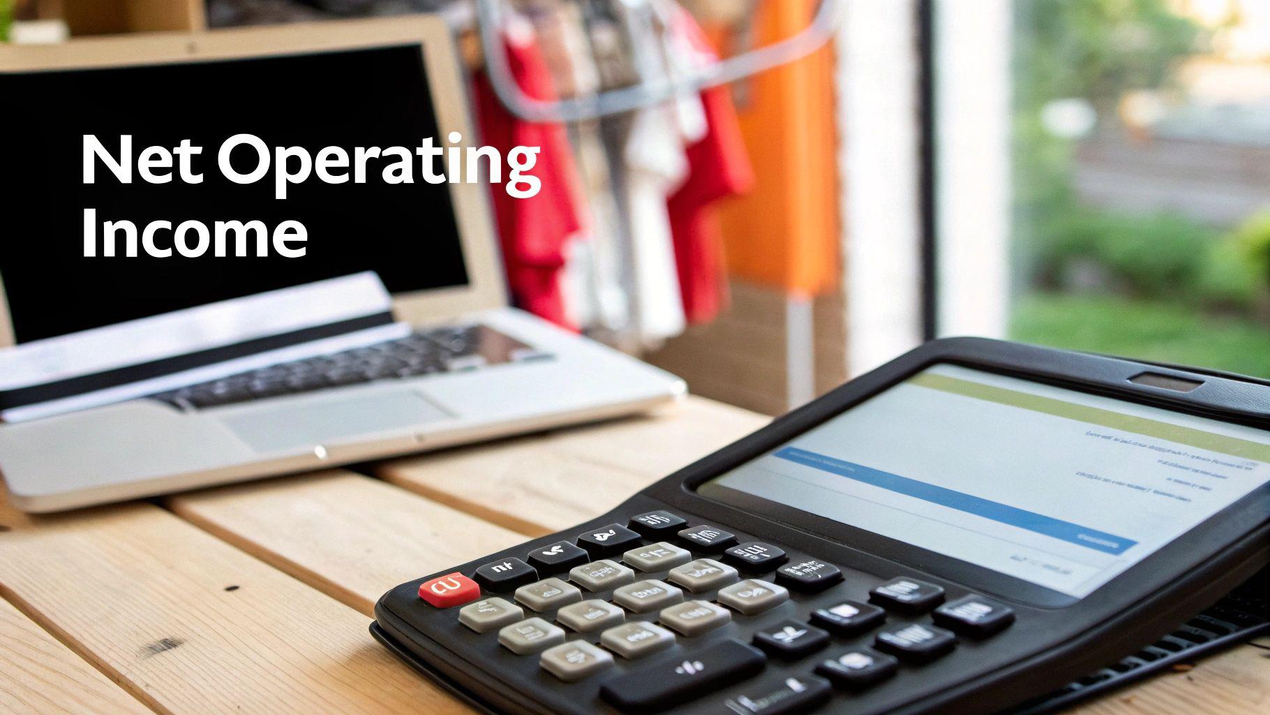 A modern commercial building with large windows, set against a clear blue sky