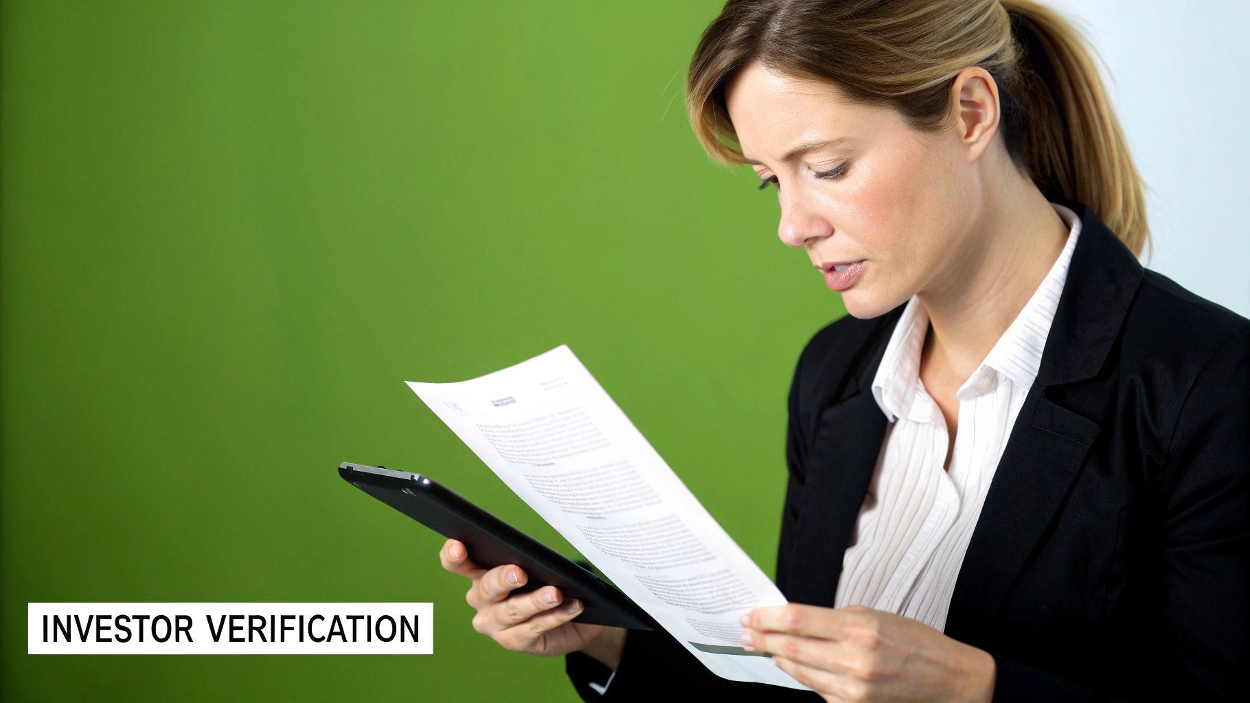 Accredited Investor Verification