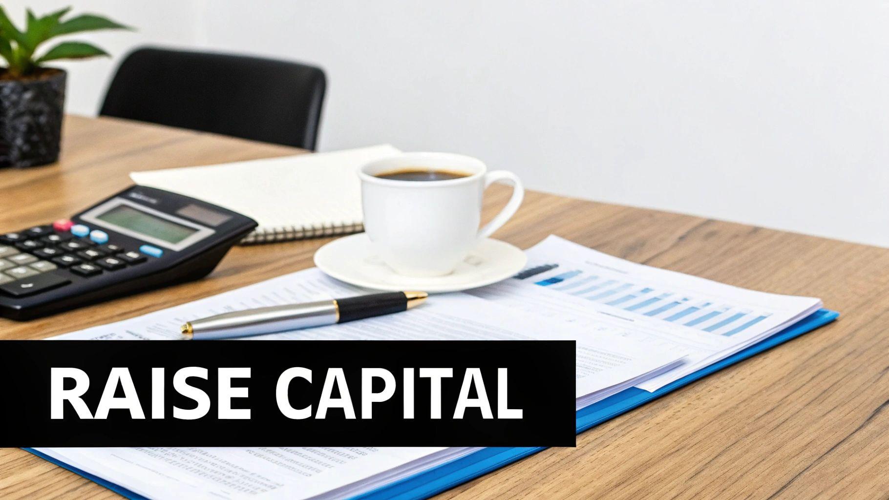 A professional pointing at a chart on a screen during a business meeting