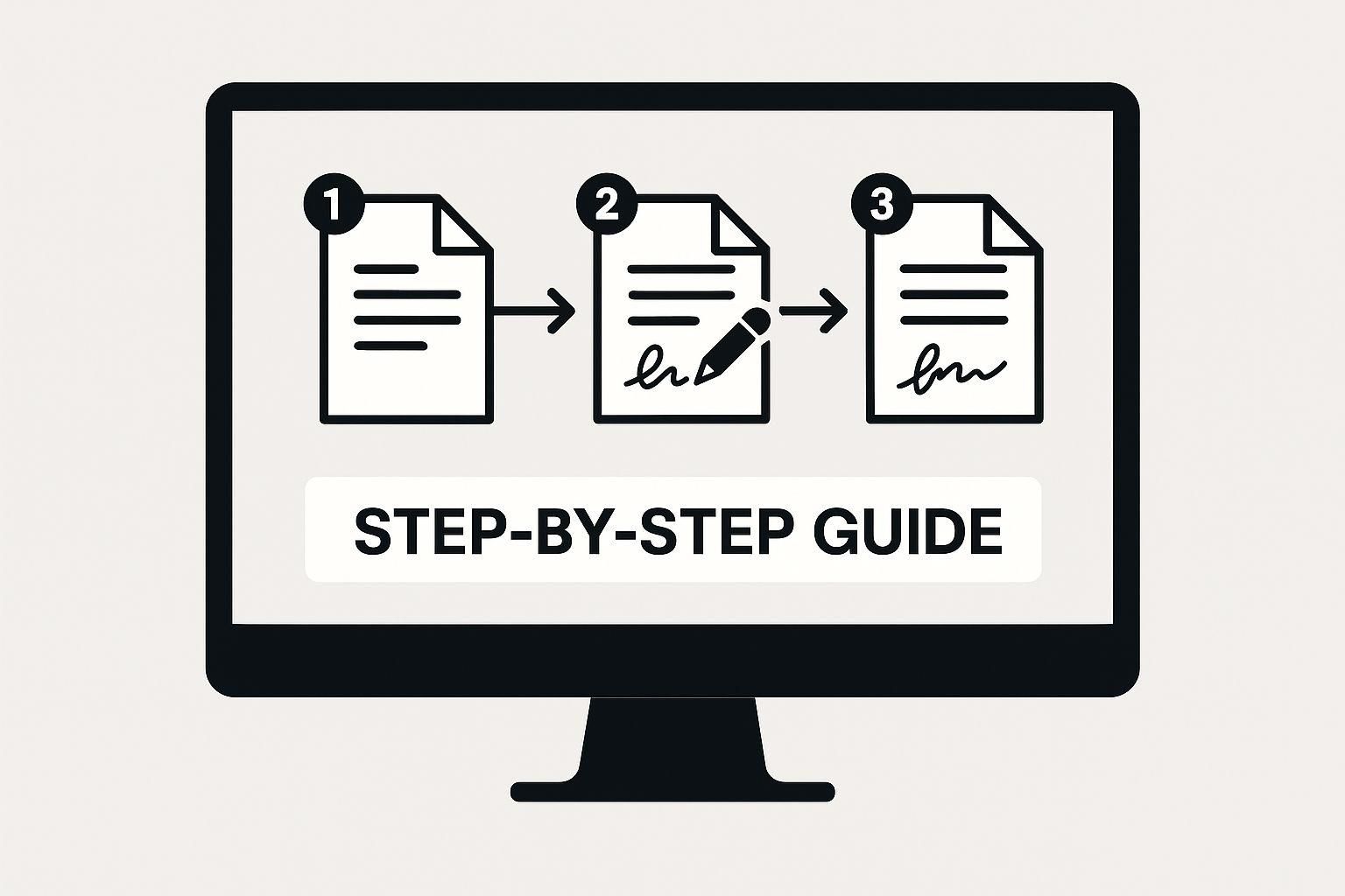 Infographic about e signature for real estate