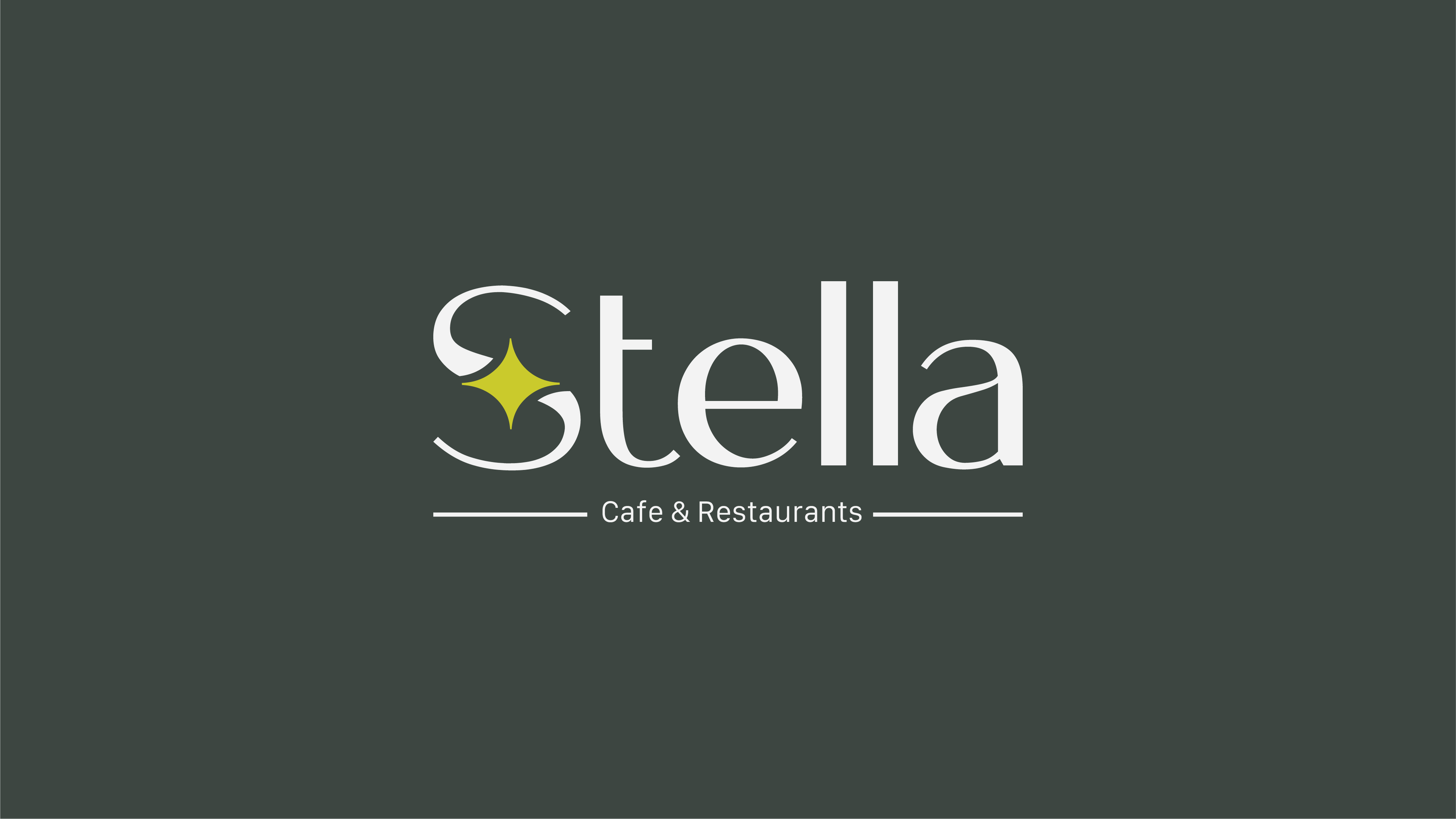 Stella Cafe & Restaurants Branding. Stella Cafe & Restaurants Branding