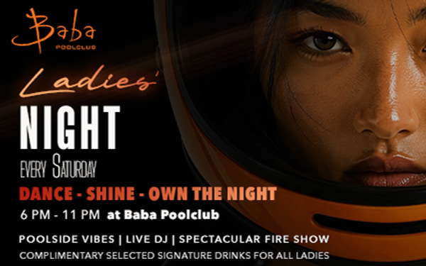 LADIES’ NIGHT AT BABA POOLCLUB